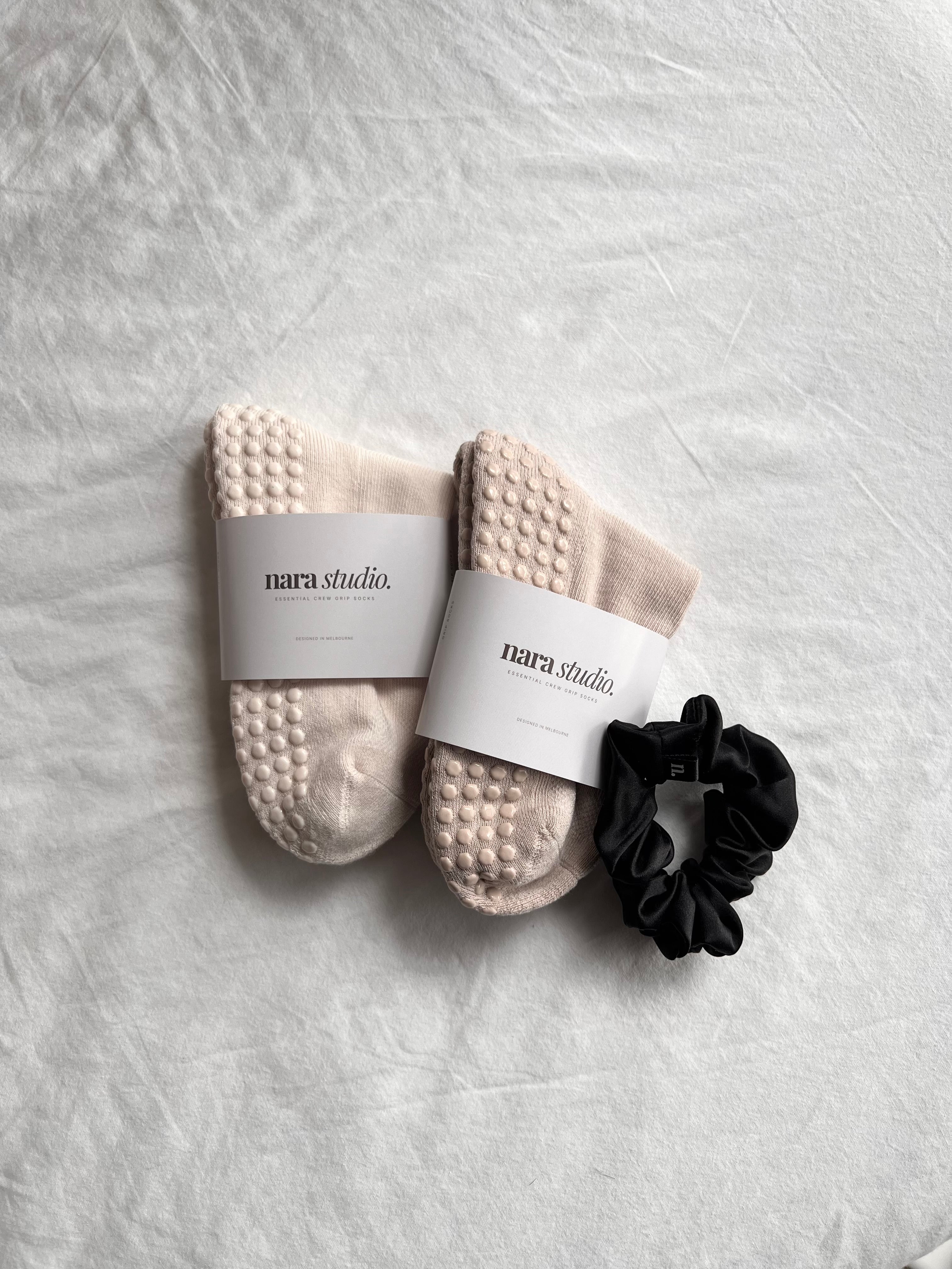 Nara Essential Set (2 Pairs) + Low Lustre Silk Scrunchie