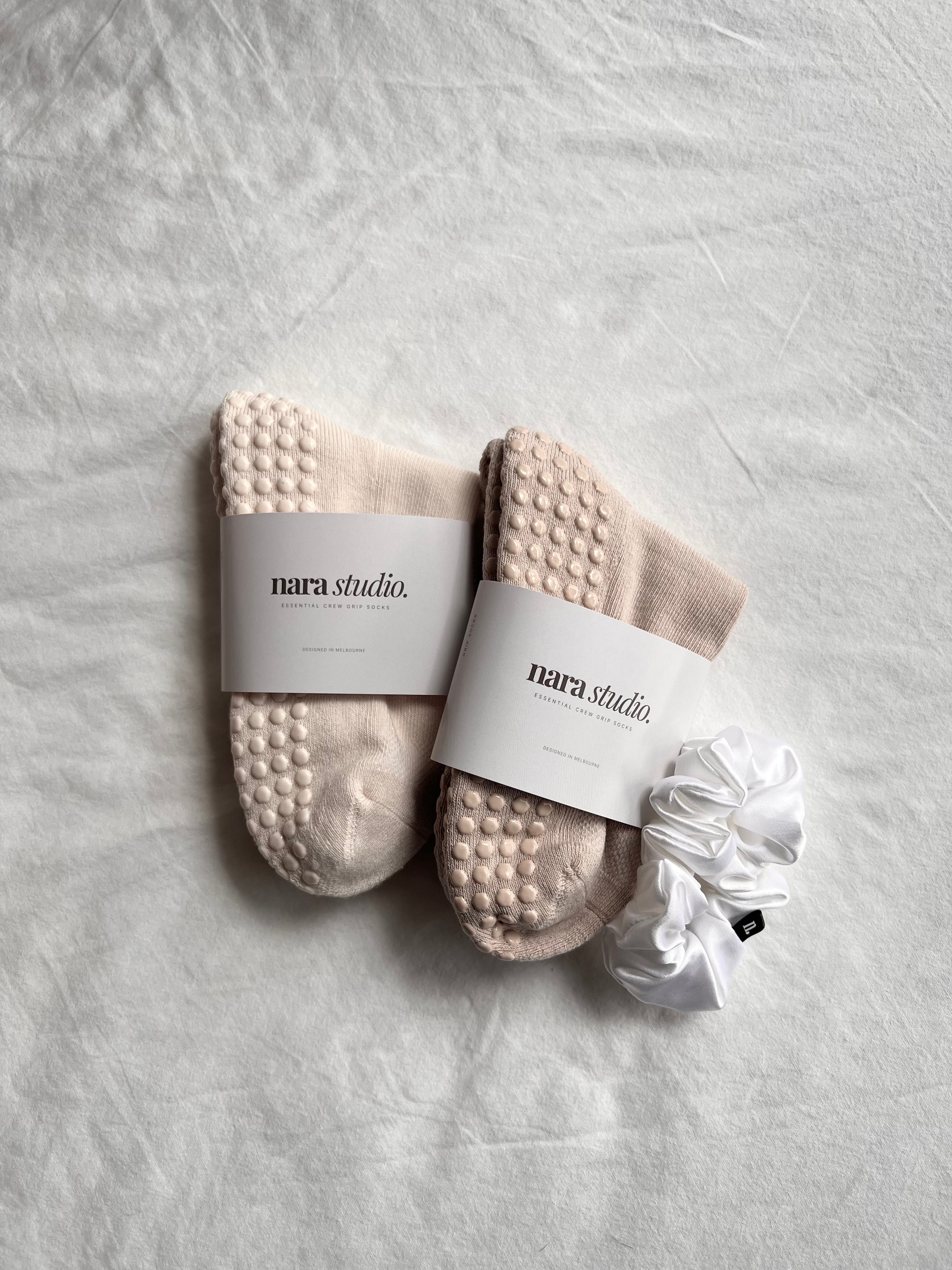 Nara Essential Set (2 Pairs) + Low Lustre Silk Scrunchie