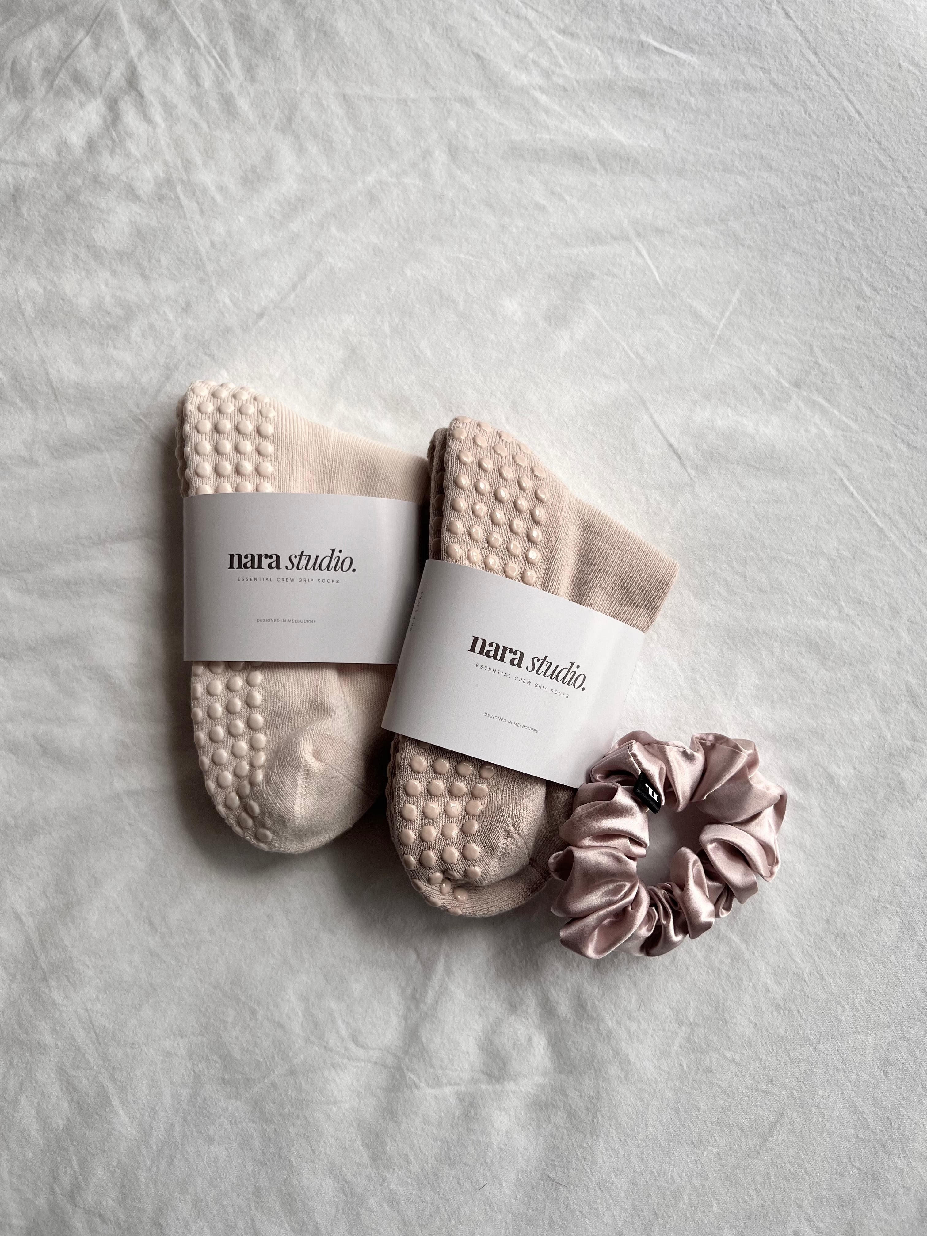 Nara Essential Set (2 Pairs) + Glam Silk Scrunchie
