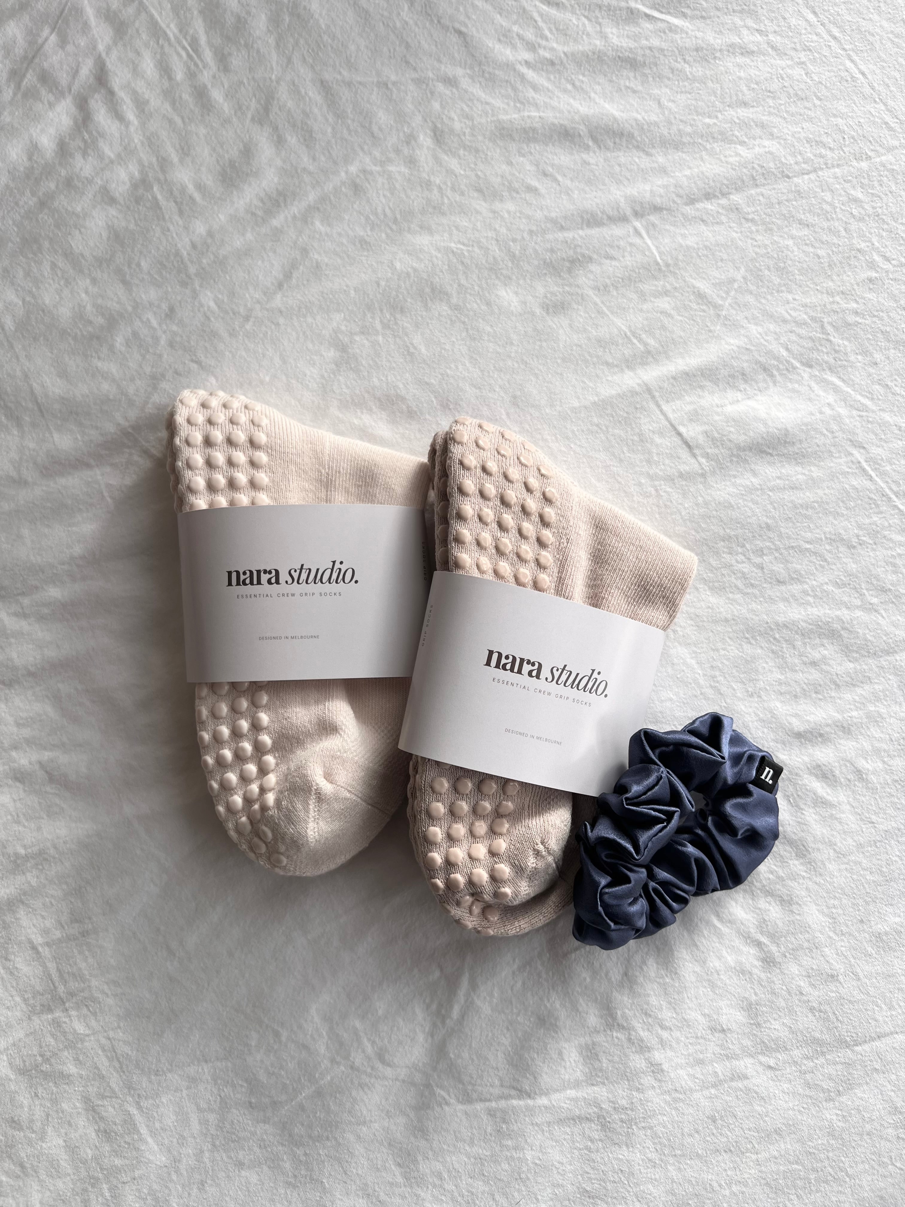 Nara Essential Set (2 Pairs) + Low Lustre Silk Scrunchie